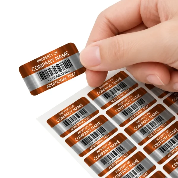 Anodized Aluminum Metal Asset Tags